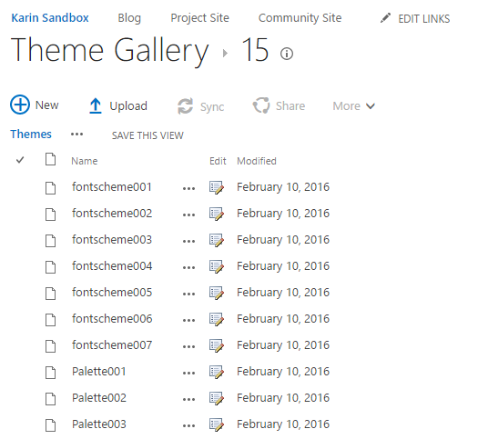 SharePoint Theme Gallery 15