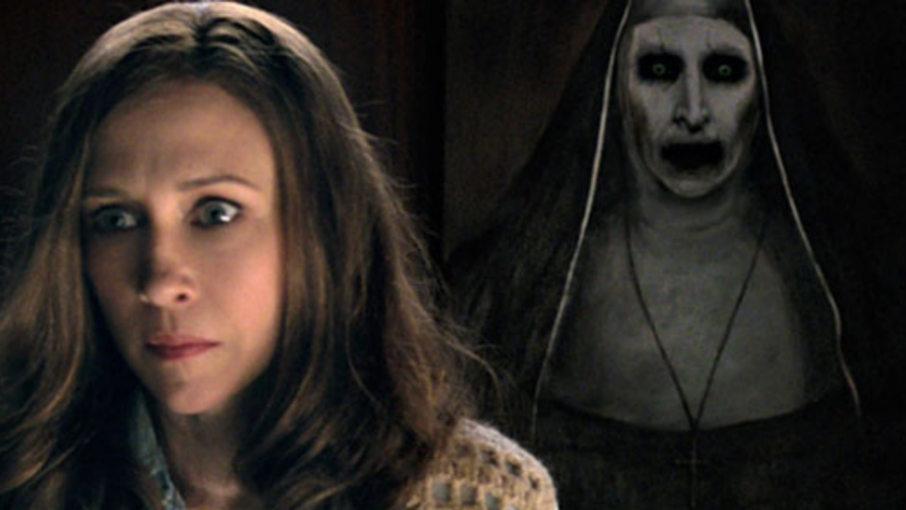 The Conjuring scary movie background
