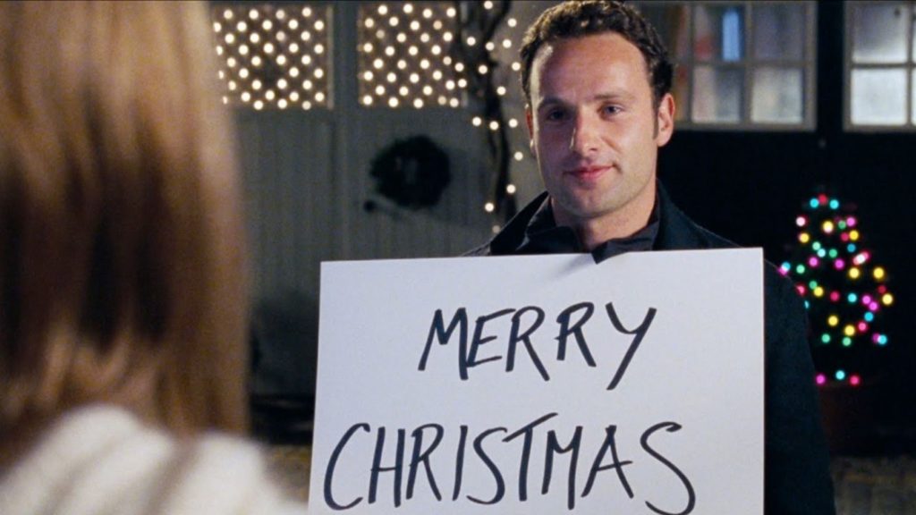 Love Actually Christmas themed virtual call backgrounds